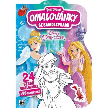 Picture of Shaped colouring book Disney Princess