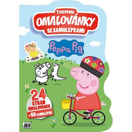 Picture of Shaped colouring book Peppa Pig