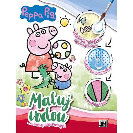 Obrázek Maluj vodou A4 Prasátko Peppa