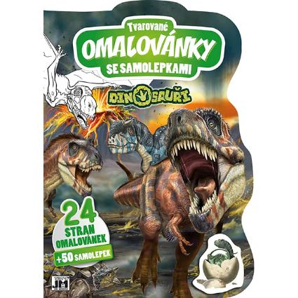 Obrázek Tvarované omalovánky Dinosauři