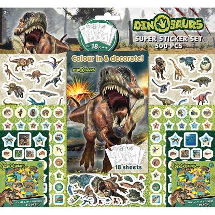 Picture of Super sticker set 500 Dinosaurs