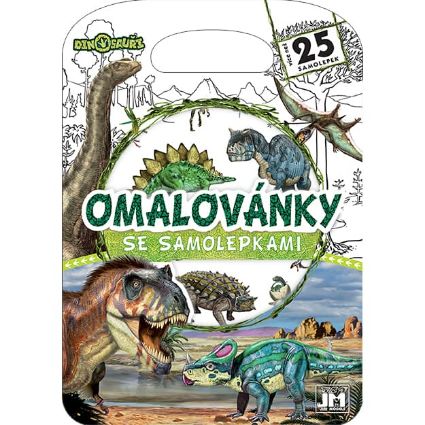 Obrázek Omalovánky se samolepkami Dinosauři