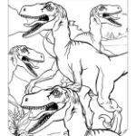 Picture of Colouring pad with stickers Dinosaurs