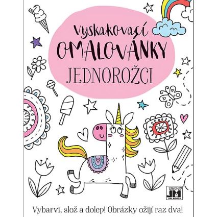 Obrázek Vyskakovací omalovánky Jednorožci