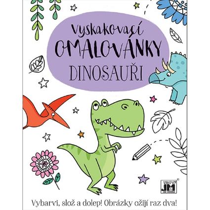 Obrázek Vyskakovací omalovánky Dinousaři