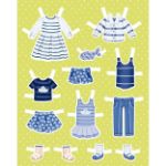 Picture of Dress-up paper dolls Holiday