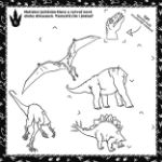 Picture of Stamping and colouring Dinosaurs