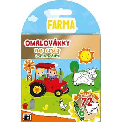 Obrázek Omalovánky na cesty Farma