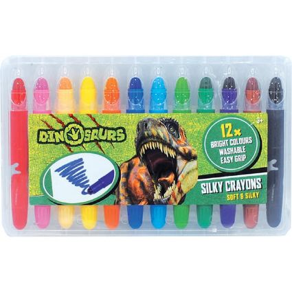 Picture of Silky crayons Dinosaurs