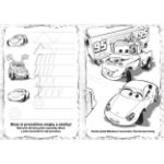 Picture of Colouring book A4 with stickers Cars