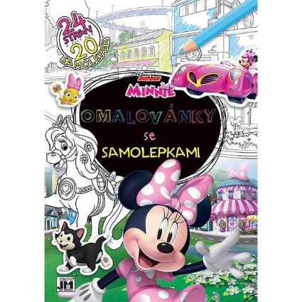 Picture of Colouring book A4 with stickers Minnie