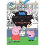 Picture of Colouring book A4 with stickers Peppa Pig