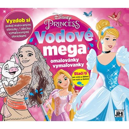 Obrázek Vodové mega omalovánky Disney Princezny