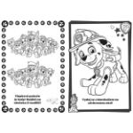 Picture of Colouring book A4 with stickers Paw Patrol