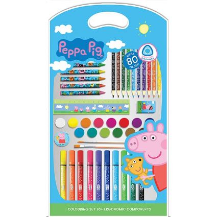 Picture of Colouring set 80+ Peppa Pig