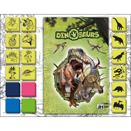 Picture of Stamping fun set Dinosaurs