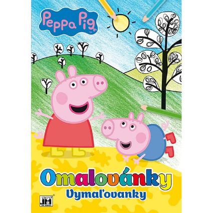 Obrázek Omalovánky A4 Prasátko Peppa