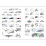 Picture of Metallic stickers Transport