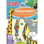 Obrázek Omalovánky A4 se samolepkami Zoo