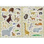 Picture of Colouring book A4 with stickers ZOO