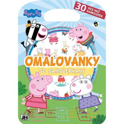 Obrázek Omalovánky se samolepkami Prasátko Peppa