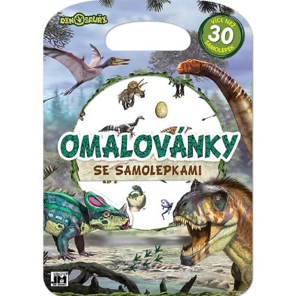 Obrázek Omalovánky se samolepkami Dinosauři