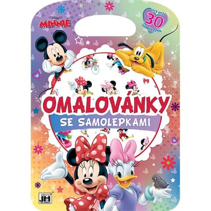 Picture of Colouring pad with stickers Minnie