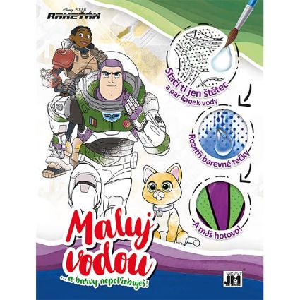 Obrázek Maluj vodou A4 Rakeťák