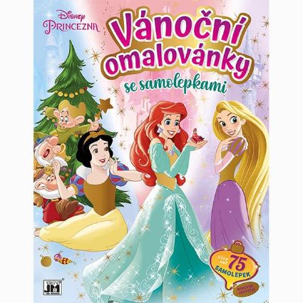 Picture of Advent colouring book with stickers Disney Princess