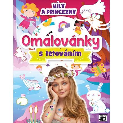 Obrázek Omalovánky s tetováním Víly a princezny