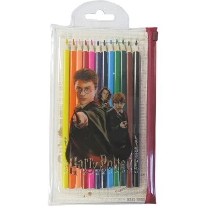 Picture of Colour pencils in a PVC pouch Harry Potter
