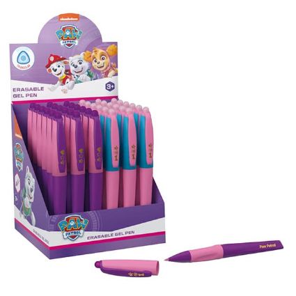 Picture of Eraser gel pens in display box Paw Patrol