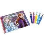 Picture of Set with blowing markers and a notepad Frozen
