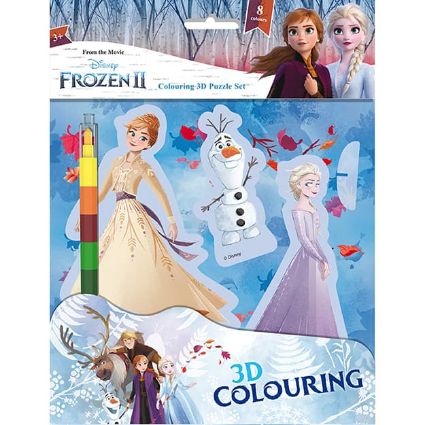 Picture of Colouring 3D puzzle set Frozen