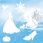 Picture of Stencil art Disney Princess