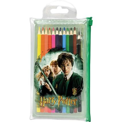 Picture of Colour pencils in a PVC pouch Harry Potter