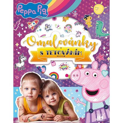 Picture of Colouring book with tattoos Peppa Pig