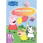 Picture of Colouring book A4 with stickers Peppa Pig