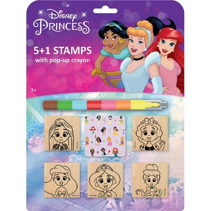 Obrázek Razítka 5+1 s voskovkou Disney Princezny