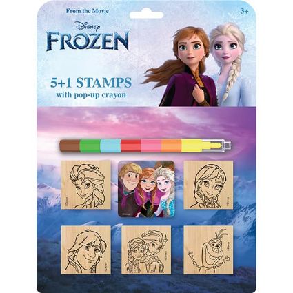 Picture of Stamps 5+1 with pop-up crayon Frozen