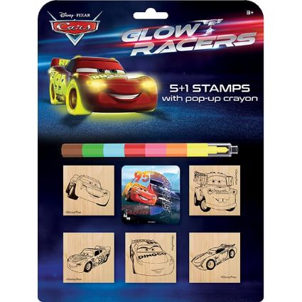 Picture of Stamps 5+1 with pop-up crayon Cars