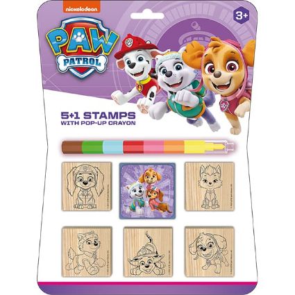 Picture of Stamps 5+1 with pop-up crayon Paw Patrol