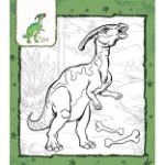 Obrázek Blok k vybarvení Dinosauři