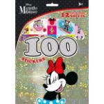 Obrázek 100 samolepek s omalovánkovými listy Minnie