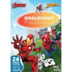 Obrázek Omalovánky A4 se samolepkami Marvel