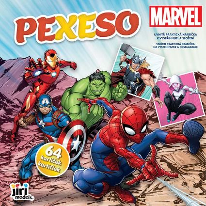 Obrázek Pexeso v sešitu Marvel