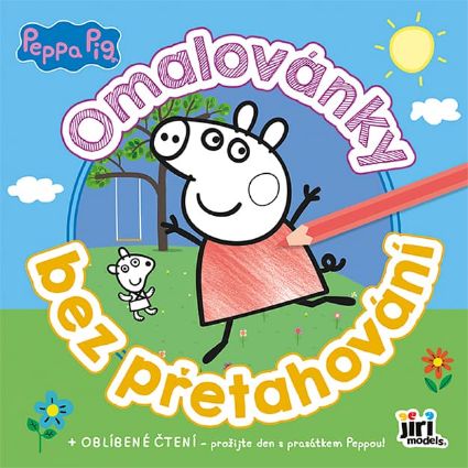 Obrázek Omalovánky bez přetahování Prasátko Peppa