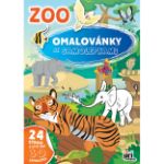 Picture of Colouring books A4 with stickers Zoo