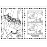 Picture of Colouring books A4 with stickers Zoo