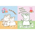 Obrázek Omalovánky s nažehlovacími obrázky Prasátko Peppa